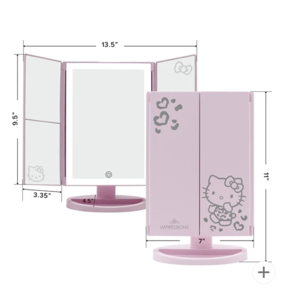 Pink Impression Vanity Hello Kitty Mirror